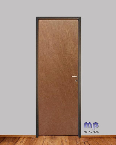 Imagen 1 de 3 de Puerta Placa Cedro Marco De Chapa 70/10