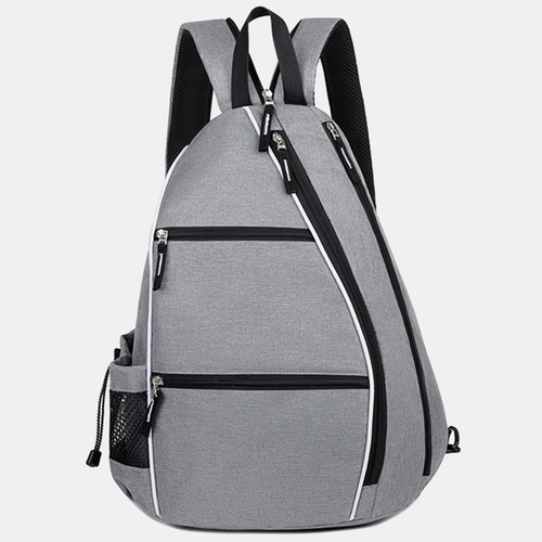 Mochila De Tenis Con Cierre De Cremallera Informal Y