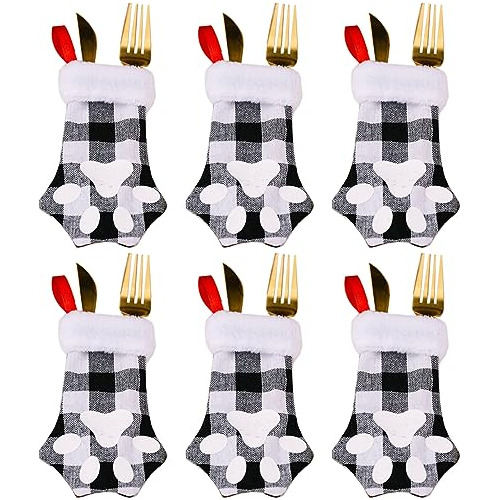 Mini Mantelitos Navideños Para Mascotas (blanco-negro)