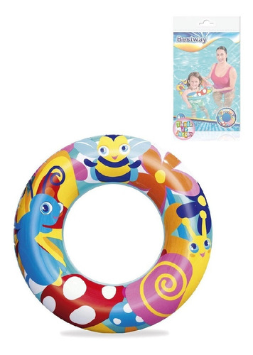 Salvavidas Inflable 56cm Flotador Pileta Niños Bestway Cuota