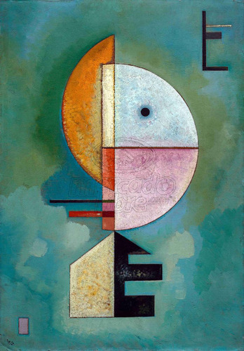 Lienzo Tela Canvas Abstracto Wassily Kandinsky Upward 1929