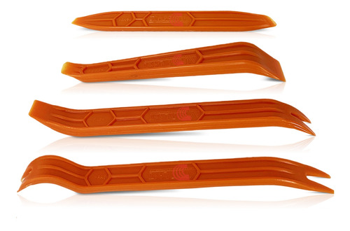 Imagem 1 de 6 de Kit Espatula Nylon Desmontar Carros Painel Moldura Portas