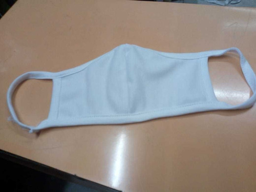Barbijo T/boca Lavable/reut Tela Doble 100% Algod X 50unid. Variado