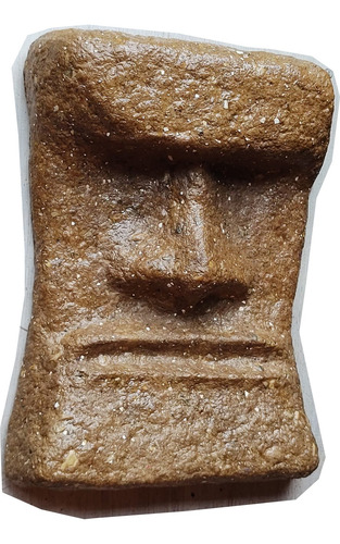Pascuas Máscara De Moai Para Colgar En Pared Artesanal 20x30