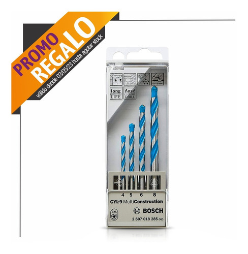 Imagen 2 de 10 de Taladro Percutor Inalámbrico Bosch Brushless 2 Baterías 4amp