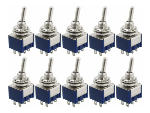 Ruofeng Dpdt Interruptor Palanca Ca Amps On Terminal