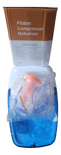 Nebulizador Nebulizer Piston Compressor 0.7ml 220v Blanco
