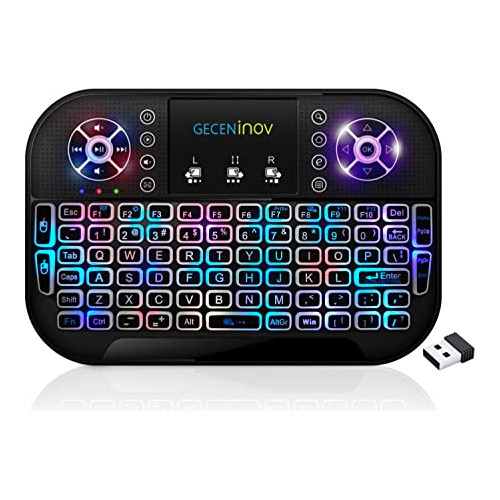 Teclado Mini, Teclado Táctil Inalámbrico, Teclado Por...