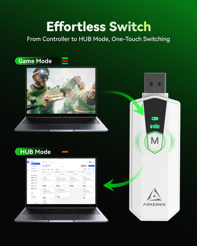 Adaptador De Teclado Y Ratón Aimzenix Ax200pro Y Convertidor