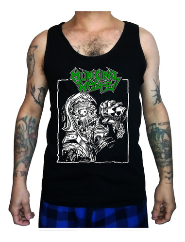 Municipal Waste Polera Musculosa (serigrafía)