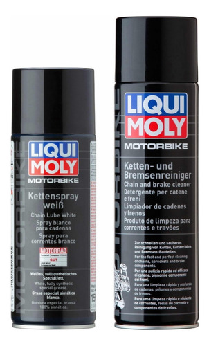 Pack Grasa Sintética Y Limpiador Para Cadena Moto Liqui Moly