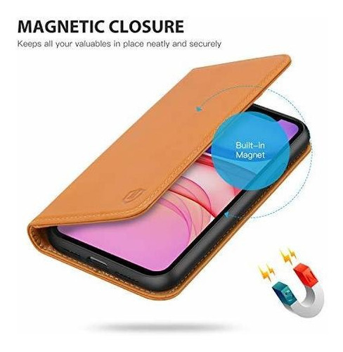 Estuche Para iPhone 11 Autentica Tipo Cartera Funcion Uh