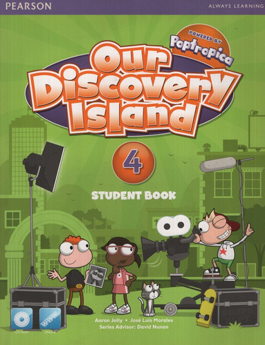 American Our Discovery Island 4 - Student's Book + Cd-Rom, de Jolly, Aaron. Editorial Pearson, tapa blanda en inglés americano, 2012