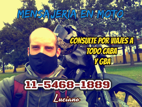 Imagen 1 de 5 de Moto Mensajería San Martin Zona Norte Caba Envios Flex