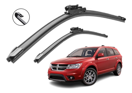 2 Plumas Limpiaparabrisas Para Dodge Journey 2015 2016 2017