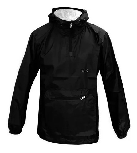 Campera Rompeviento Stx Con Capucha Autoguardable Anorak