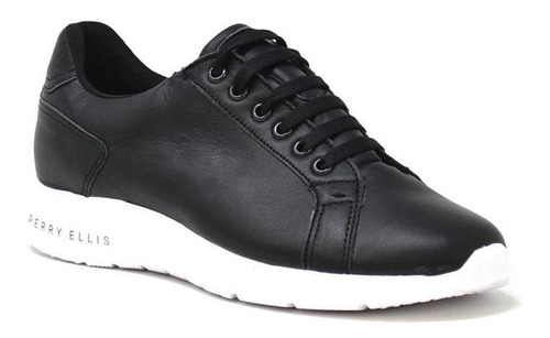 Zapato Perry Ellis - 6114 - Negro - Piel