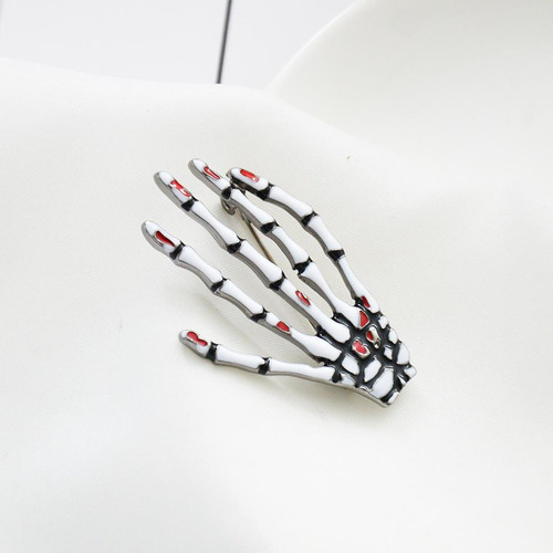 1pc Skeleton Hand Style Accesorio Adornos De Joyería