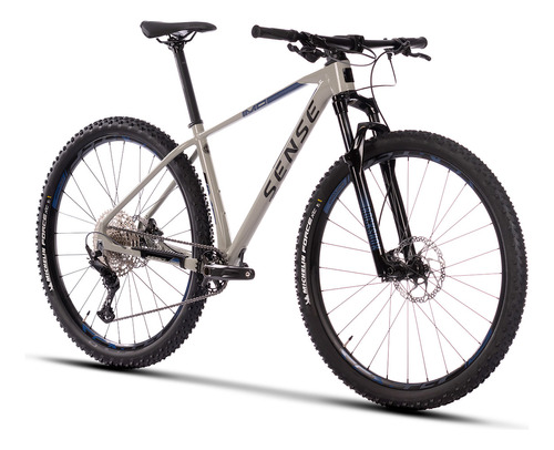 Bike Mtb Aro 29 M17' Freios Hidráulicos Impact Comp 23 Cinza