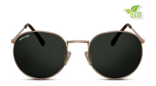 Imagen 2 de 10 de Anteojos De Sol Rimland Sunrise Gold