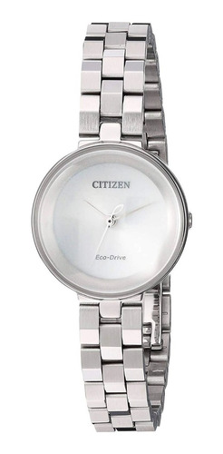 Reloj Citizen Eco-drive Plateado De Dama Original