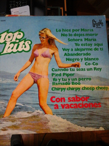 Vinilo 4632 - Con Sabor A Vacaciones - Top Hits - 