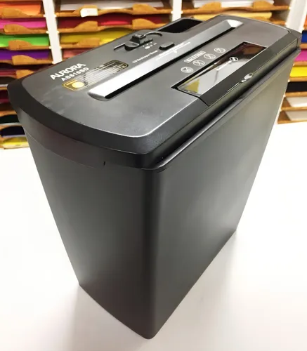 Fragmentadora De Papel Aurora 8 Folhas Cesto As810sd2 Cor Preto