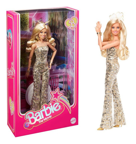 Muñeca Barbie Land Edición Especial Dorada The Movie 