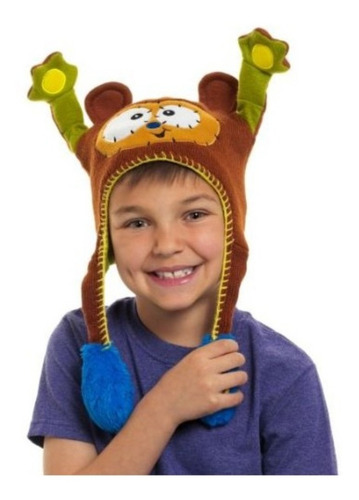 ¡ Sombrero Divertido Gorro Hat Flipper Monkey Mono Café !!