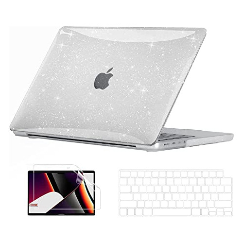 Funda Rigida Para Macbook Pro M3 A2991 M2 A2780  Clear Glit