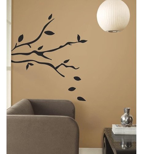 Roommates Rmk1317gm Tree Branches Peel Y Stick Vinilos Decor Color White