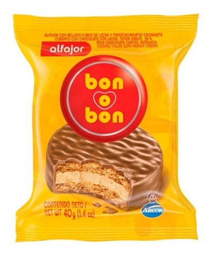 Alfajor Bon O Bon Simple X40uni - Oferta - Kioscofull7x24