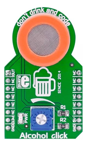 Modulo Sensor Detector De Alcohol En Aire Mq3 Mikroe Click