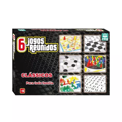 Jogo Com 6 Jogos Clássicos - Pais e Filhos