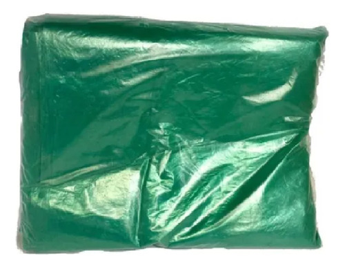Saco De Lixo 100 Litros Colorido Verde Com 100 Unidades 