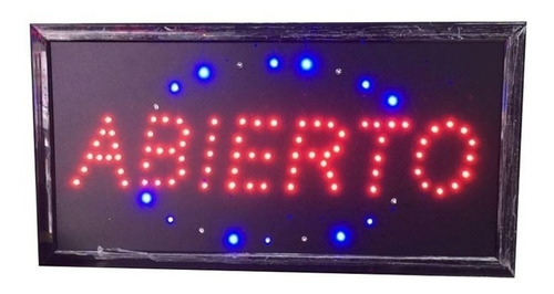 Cartel Led Abierto  220 Volt.