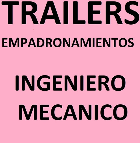 Imagen 1 de 8 de Trailer Empadronamientos
