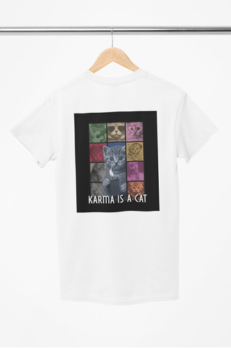 Playera  The Karma Is A Cat 