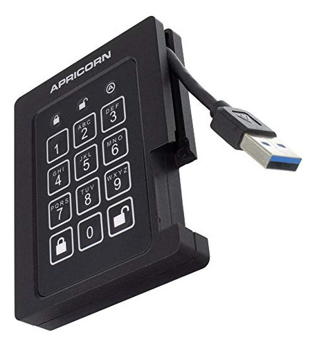 Apricorn Aegis Padlock 240 Gb Ssd 256-bit, Fips 140-2 Level
