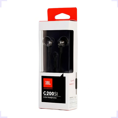 Headphone Fones De Ouvido Com Microfone Intra Auricular 9mm Cor Preto