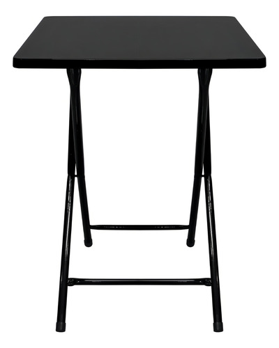 Mesa Dobrável De Aço Ferro Bar Restaurante Sala Jantar Preta Utility Preto