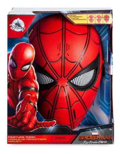 Máscara Spiderman Sonidos Frases Disney Hombre Araña Disfraz