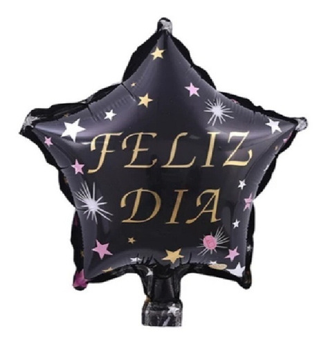 Dada®  Globo Feliz Dia 30cm Varios Festivales X50un Con Palo