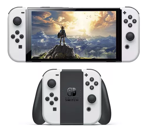 Nintendo Switch OLED 64GB Standard cor branco e preto