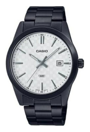 Reloj Casio Modelo Mtp-vd03 Pavonado Caratula Blanca