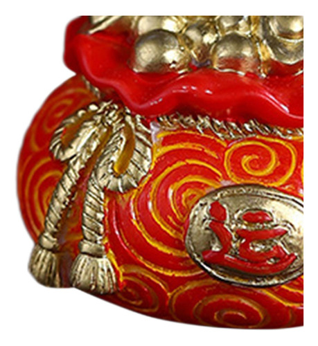 Estatua Decorativa De Resina Con Bolsa De La, Adorno De