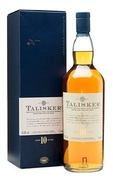 Whisky Talisker 10 Años - Single Malt, 1 Lt.