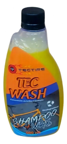 Shampoo Bicicleta Concentrado 500ml Refil Tec Wash Tec Tire