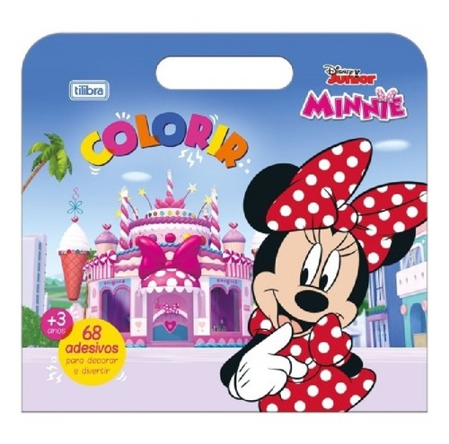 Folhas Para Colorir Maleta Minnie 8 Folhas Tilibra