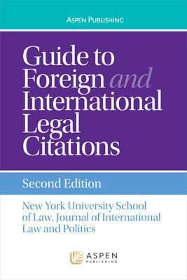 Libro Guide To Foreign And International Legal Citation -...